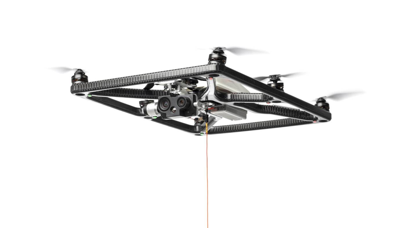 Fotokite Transport Case Configuration - Fotokite Sigma, Transport Case Blue, Wheeled, 120V, Fotokite Live App, No Tablet Included