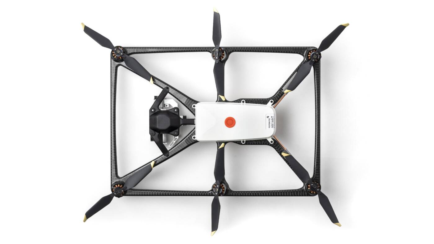 Fotokite Transport Case Configuration - Fotokite Sigma, Transport Case Blue, Wheeled, 120V, Fotokite Live App, No Tablet Included