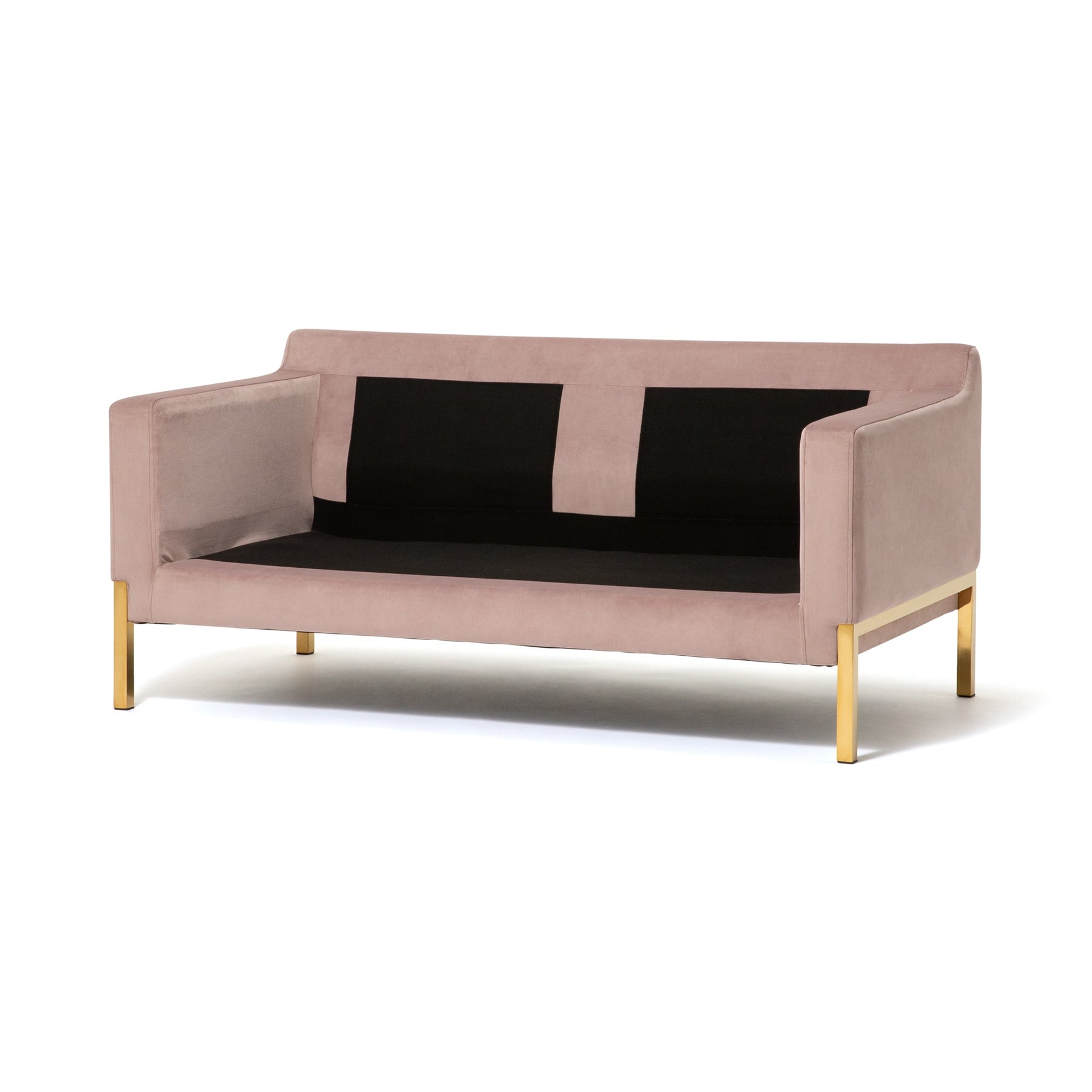 Splen Sofa 2 Pink x Gold