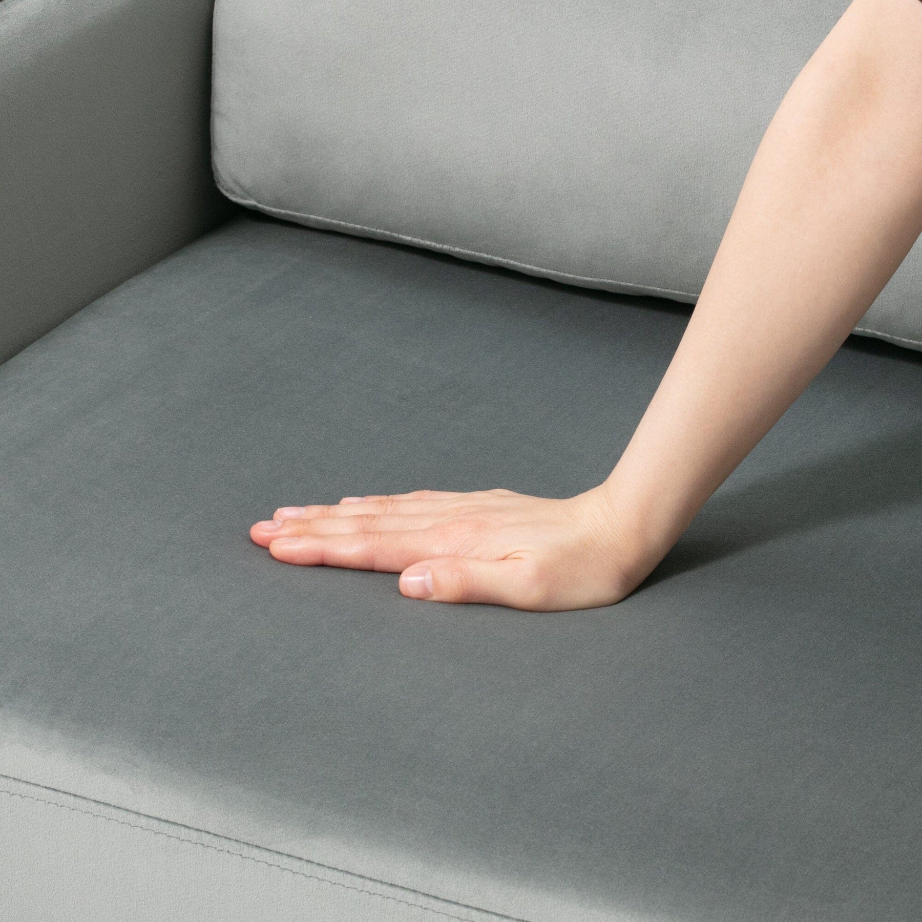 Splen Sofa  W1280×D1245×H730 Green