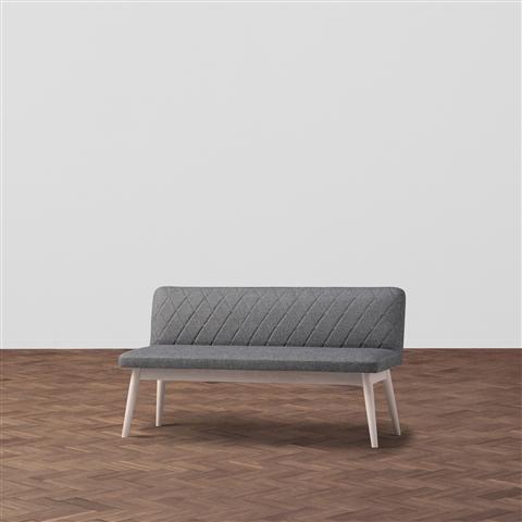 Pioni Sofa Gray X White (W1350 × D537 × H740)