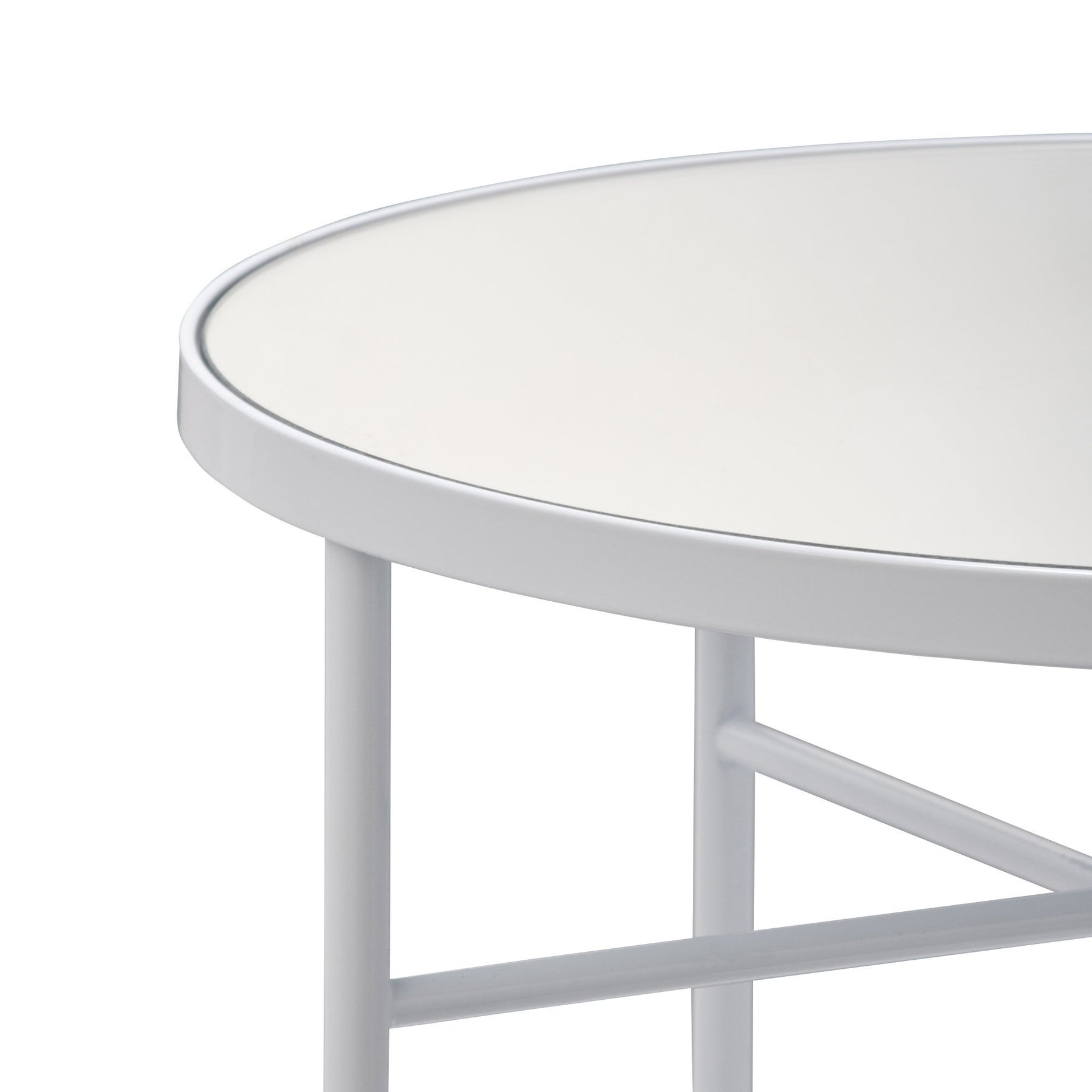 Matan Side Table White (W425 × D425 × H510)